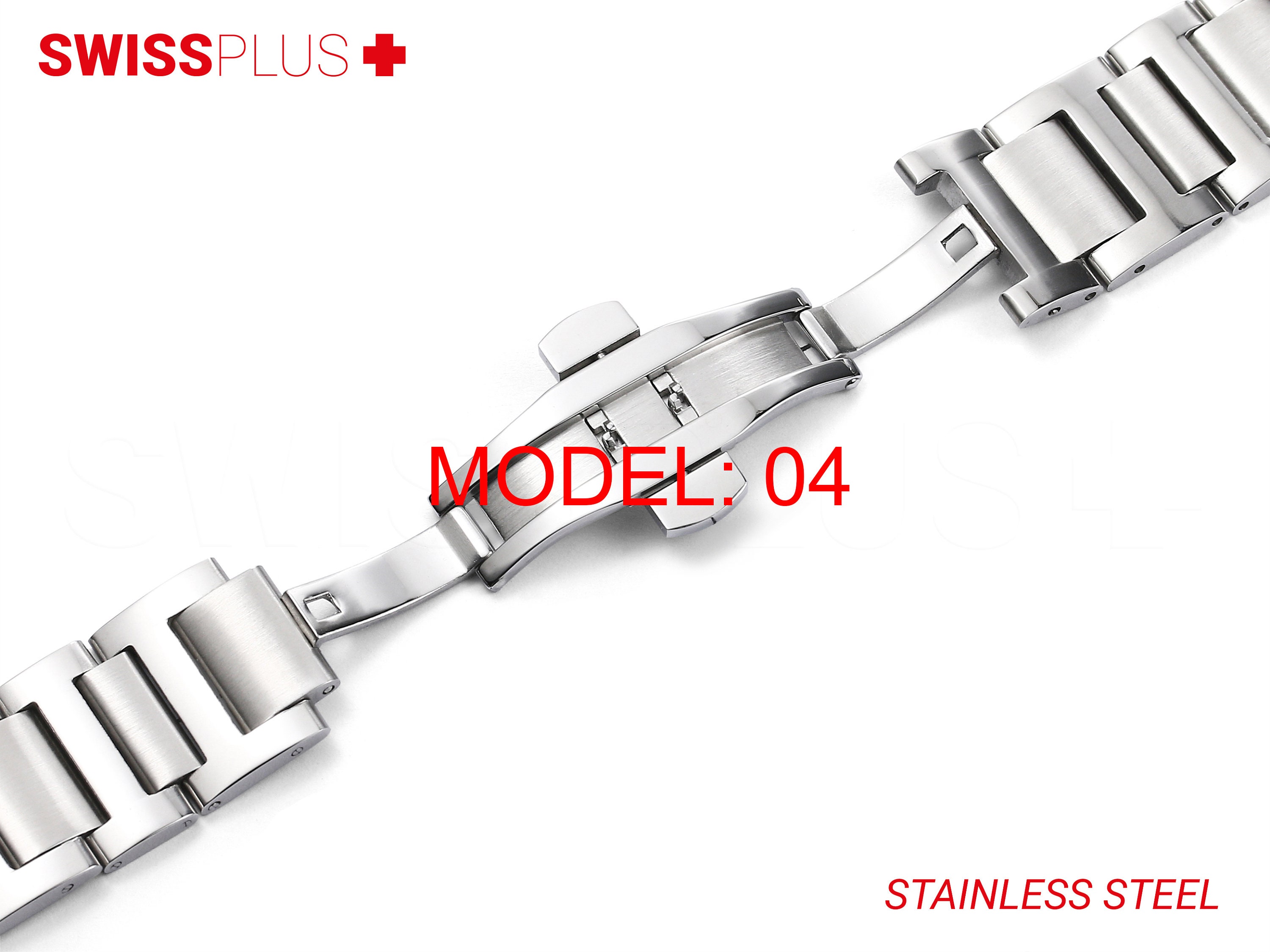 For IWC Watch Stainless Steel Metal SILVER Bracelet Strap Band Etsy