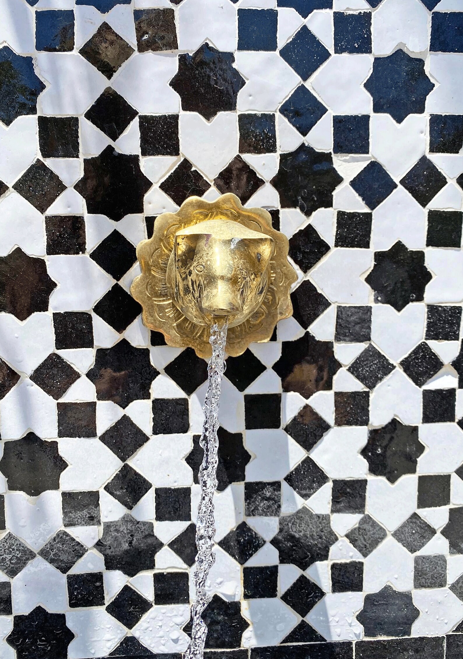 Garden Spanish Wall Tile Water Fountain Large Outdoor Mosaic - Etsy