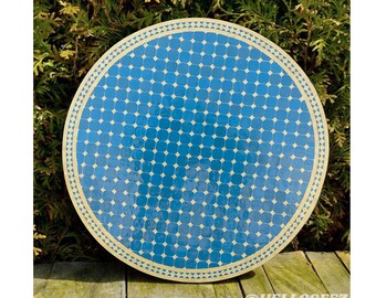 customizable tile cocktail table top with steady metal feet outstanding hand-crafted Round mosaic table perfect for a patio, backyard drink