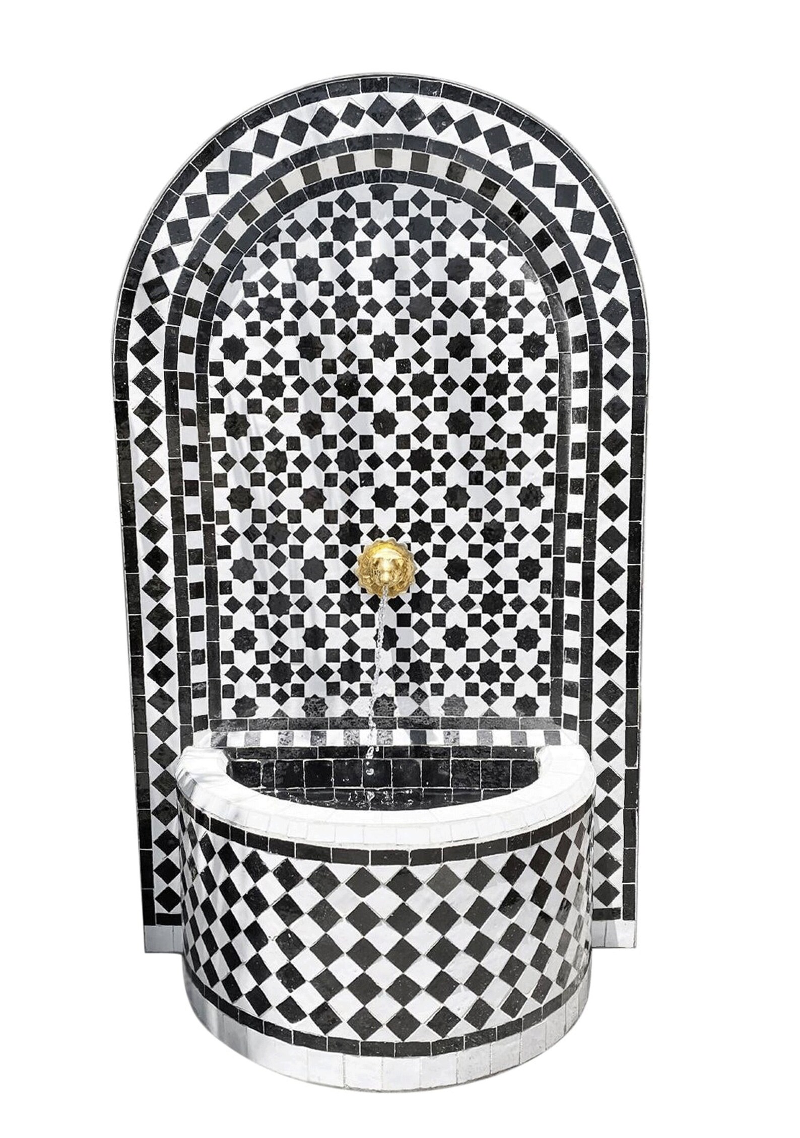 Garden Spanish Wall Tile Water Fountain Large Outdoor Mosaic - Etsy