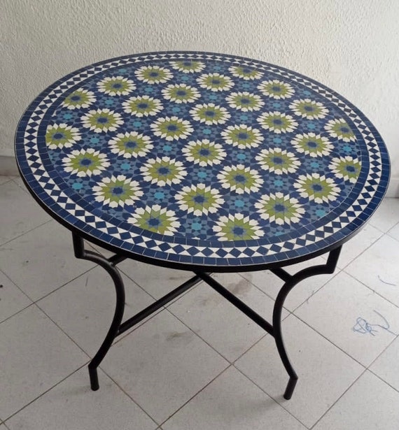 Outdoor mosaic end table outlet