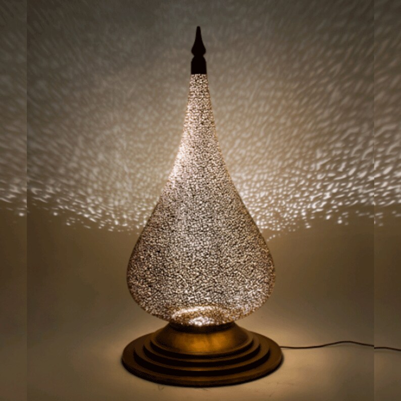 modern lighting Handmade Floor lamp, Vintage lamp, Table Lamp, Moroccan lamp, Floor lamp, Desk Lamp, Designer lamp, Boho Lighting image 2
