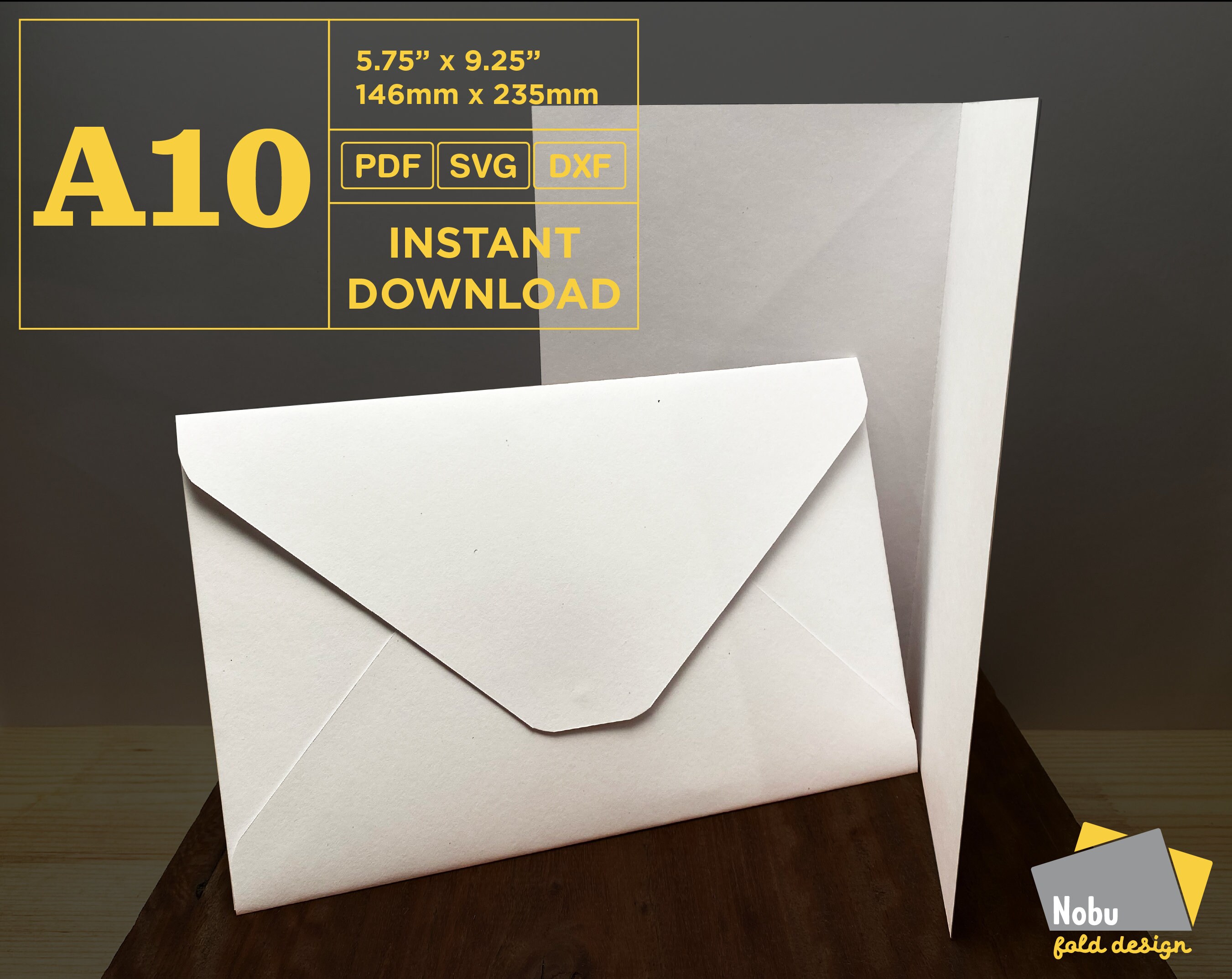 Set of 8 Astyle Greeting Card & Envelope Templates / PDF Etsy UK