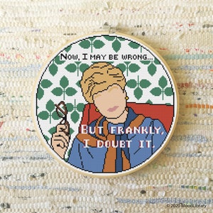 Sassy Jessica Fletcher Cita &quot;Asesinato, ella escribió&quot; Patrón de punto de cruz, Descarga instantánea, Patrón PDF