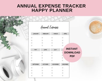 Annual Expense Tracker- Holidays, Birthdays, Renewals