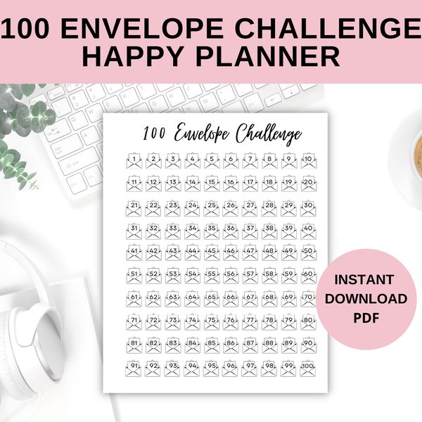 100 Envelope Savings Challenge