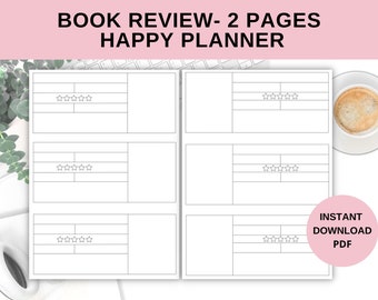 NEW DESIGN- Book Review Printable for HP Classic