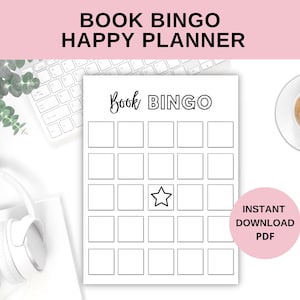 Book Bingo Reading Tracker