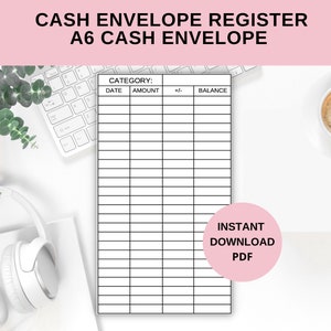 CASH ENVELOPE INSERTS