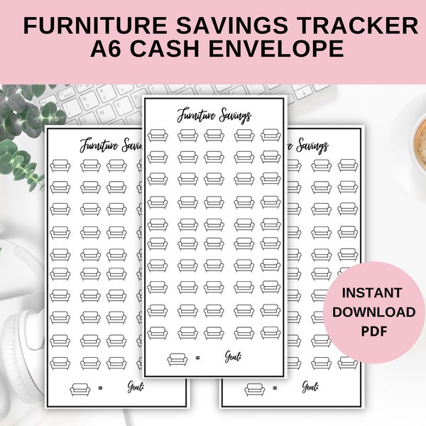 Furniture Savings Cash Envelope Insert