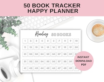 Reading Tracker for HP Printable- 50 Books