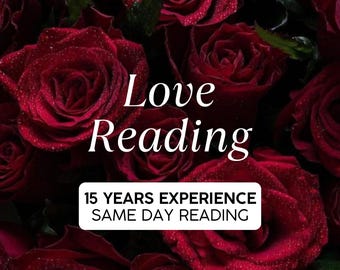 In-Depth Love - Psychic Reading, Same day, Tarot, love reading, Detailed, 24 Hours Response