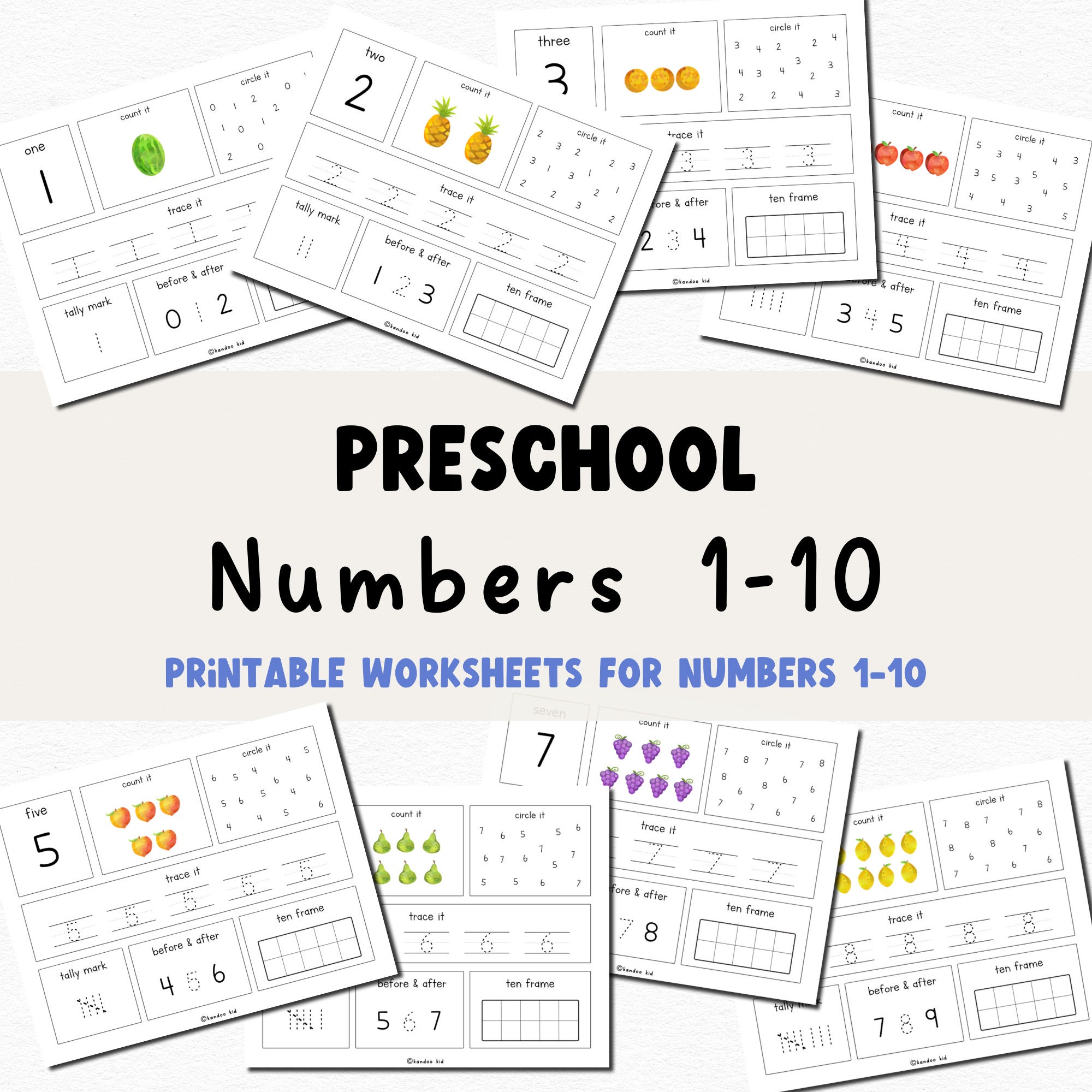 kids worksheets etsy