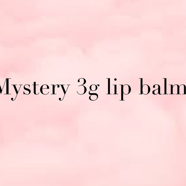 Mystery 3g lip balm