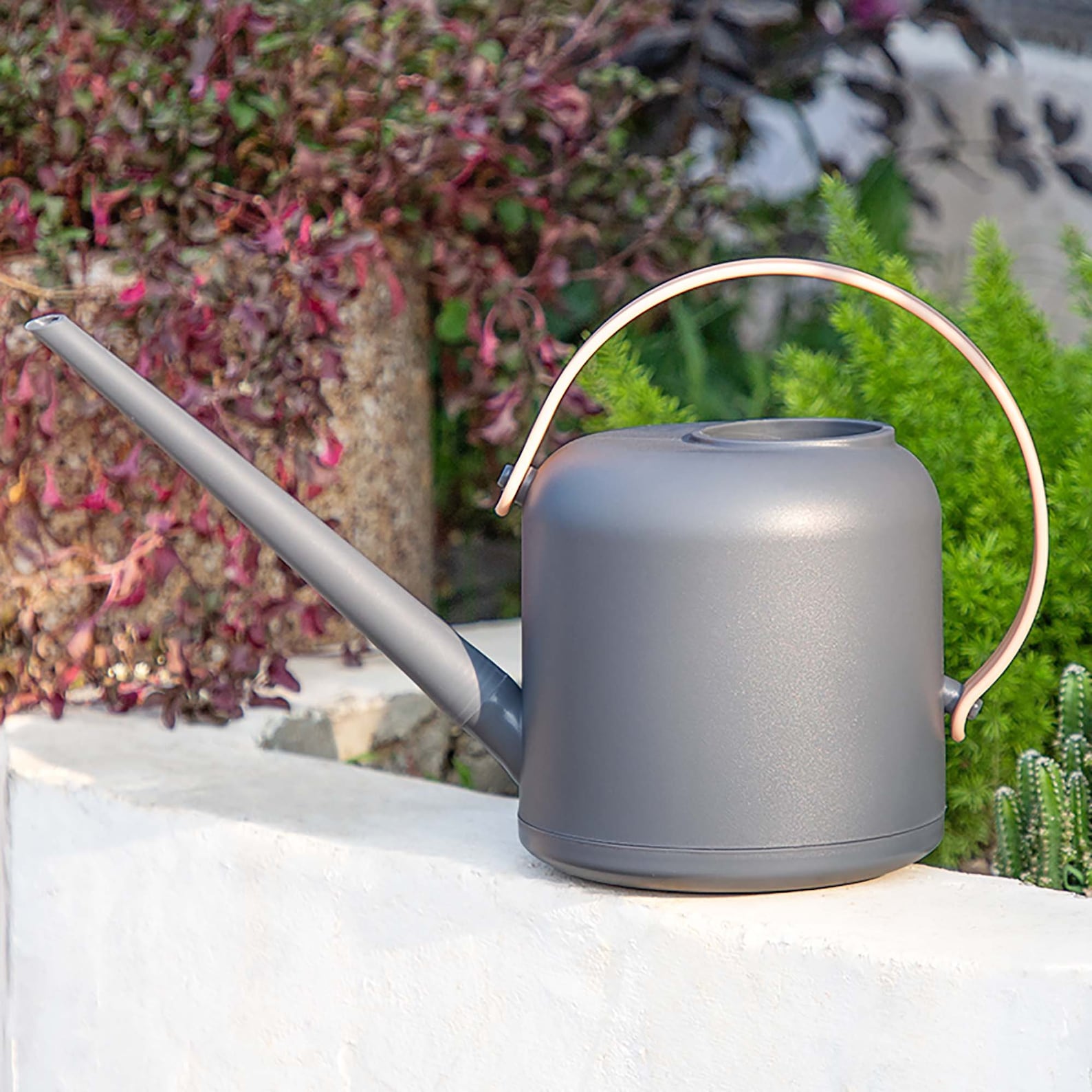 Gardening Long Spout Portable Watering Can Plastic Watering Etsy