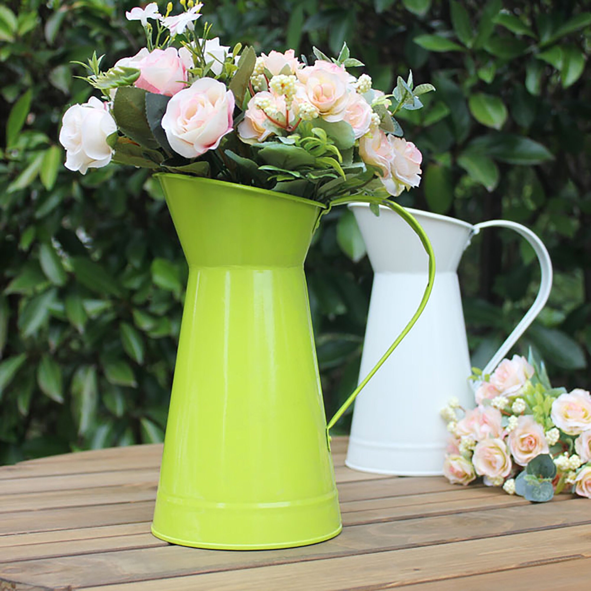 Flower Arranging Buckets Watering Cans Solidcolor Watering Etsy