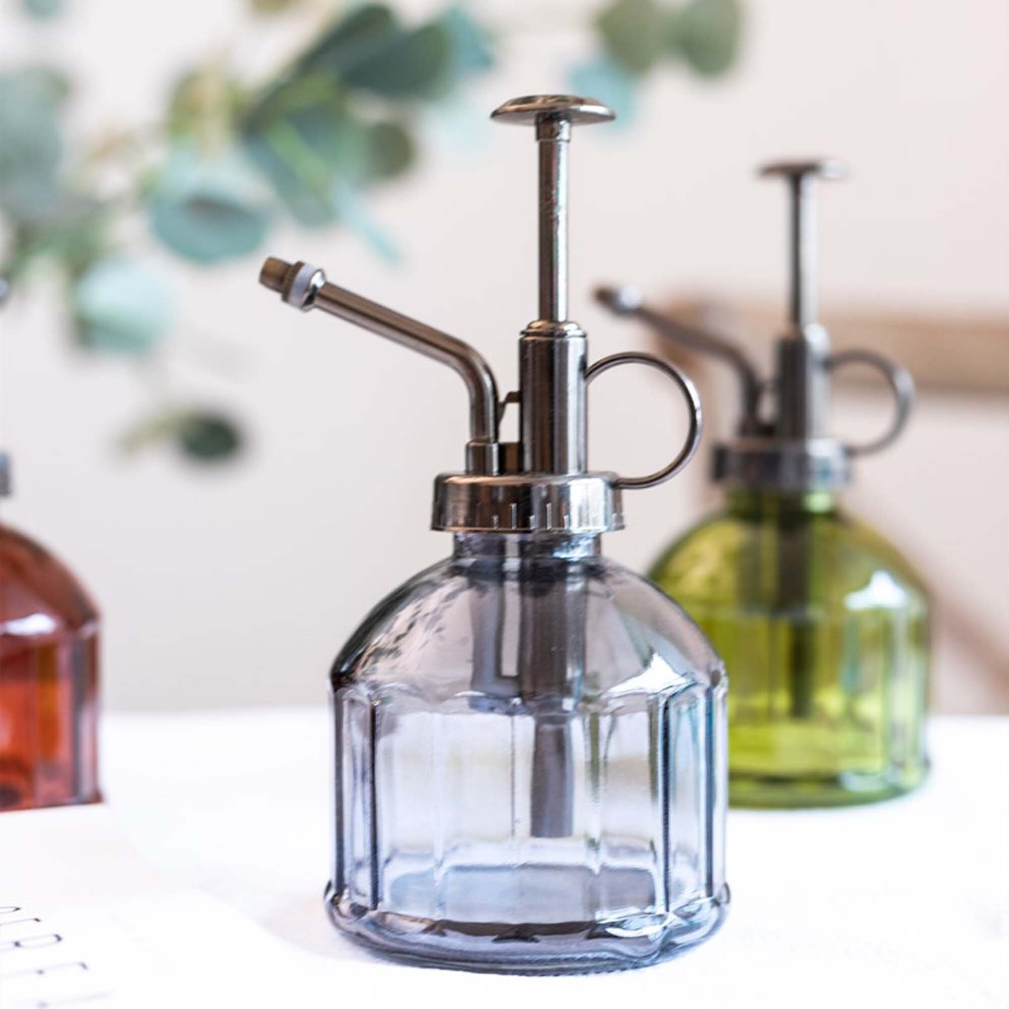 Retro Air Pressure Watering Can Home Plant Shower Pure Color Etsy