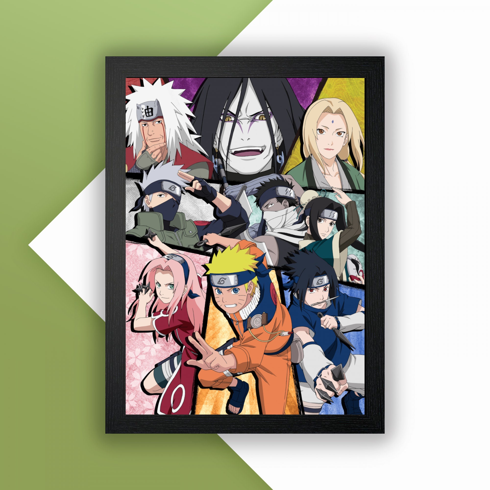Sasuke Poster Sasuke Poster Wall Decor High Quality Naruto Art Naruto Anime Poster