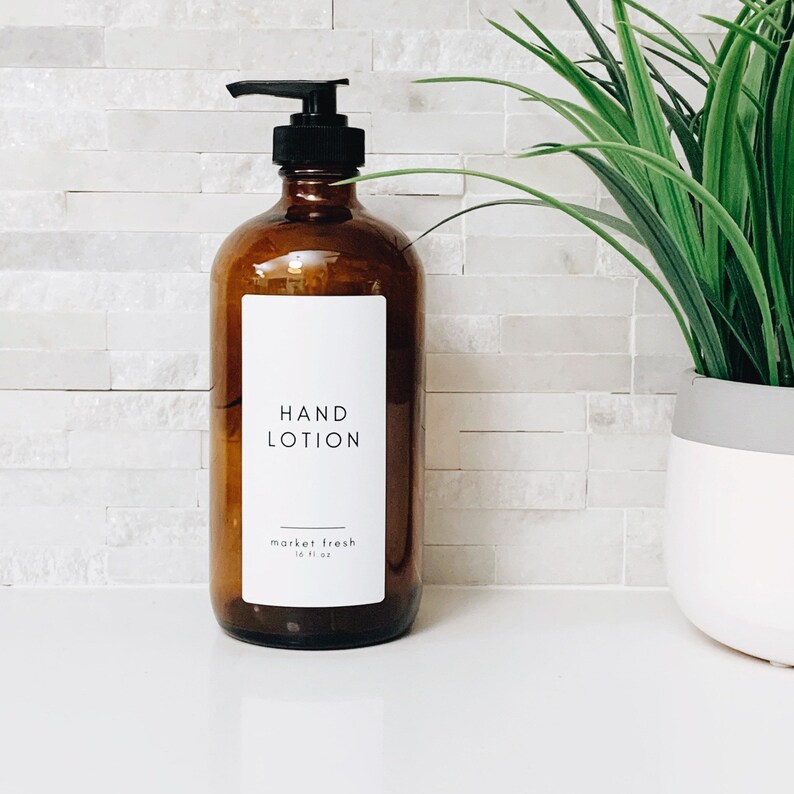 Hand and Dish Soap Dispensers Amber 16oz Glass Bottle With Etsy