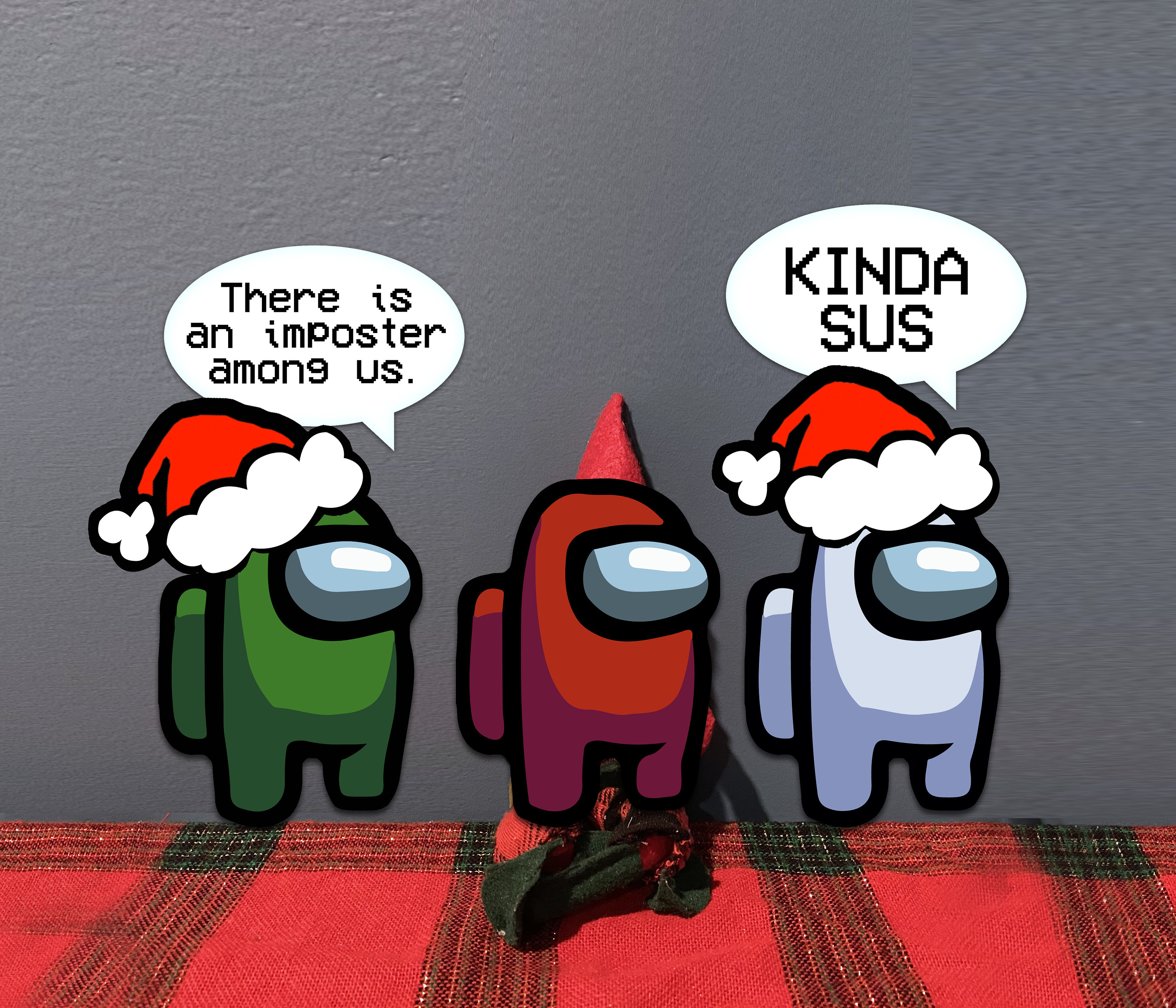Elf On The Shelf Elf Among Us Among Us Printable Elf Props Etsy