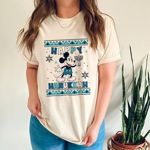 Discover Mickey Mouse Happy Hanukkah Shirt