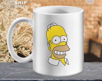 The Simpsons Tasse Daily Homer A Normal Week Kaffeetasse Keramik Becher Mug 