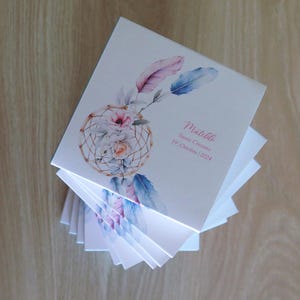 Set Scatola degustazione 4 scomparti, acchiappasogni, boho, CRESIMA