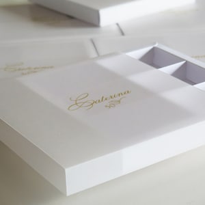 Bomboniera scatola degustazione personalizzabile portagioie 18esimo - Living