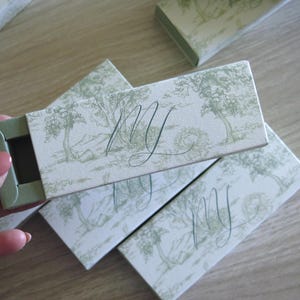 Scatole Portaconfetti Mori Siciliani | Bomboniera Personalizzata Matrimonio Battesimo | Tema Monet Toile de Jouy | A Sfilo Già Montata