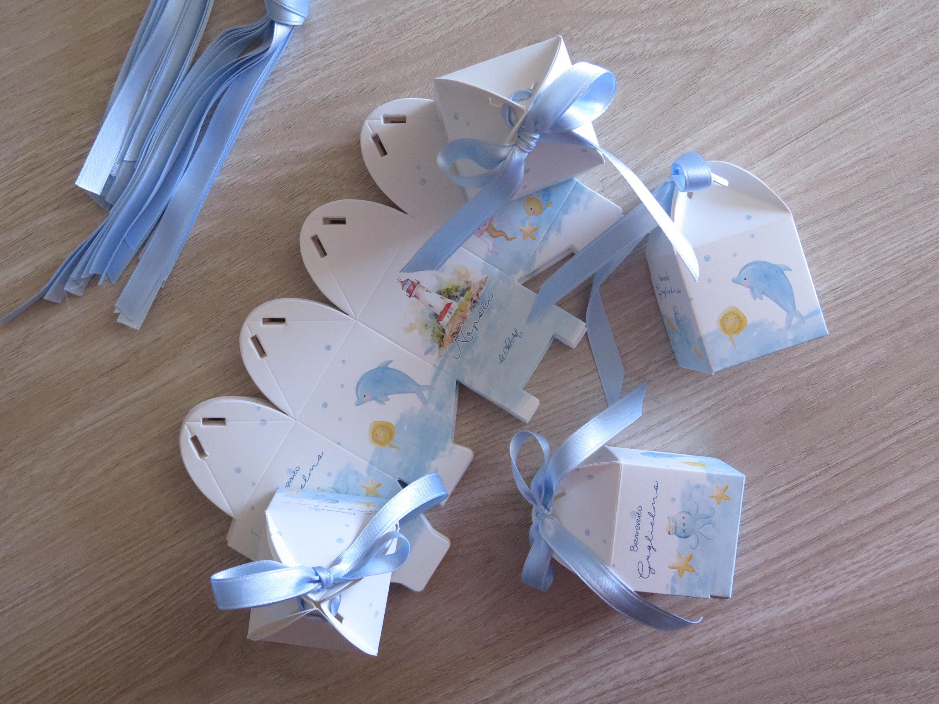 Matissa Confezione da 3 paralumi per lanterne di carta, per feste, compleanni, baby shower, matrimoni, decorazioni (blu, 8 (20 cm