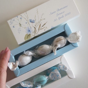 Set 20pz. Scatola portaconfetti battesimo