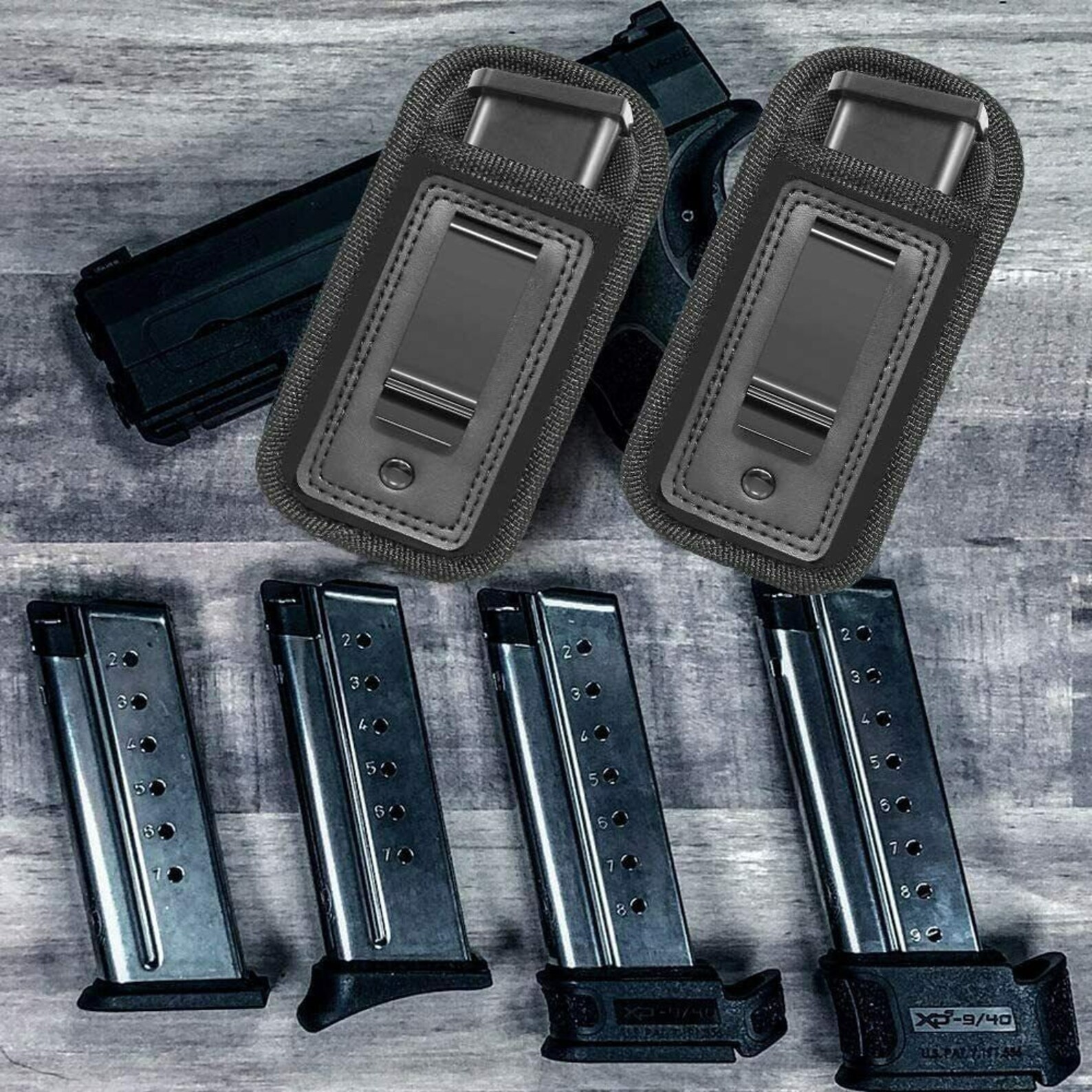 Handgun Magazine Belt Holder IWB 9/.40/.45mm for All Pistol Etsy