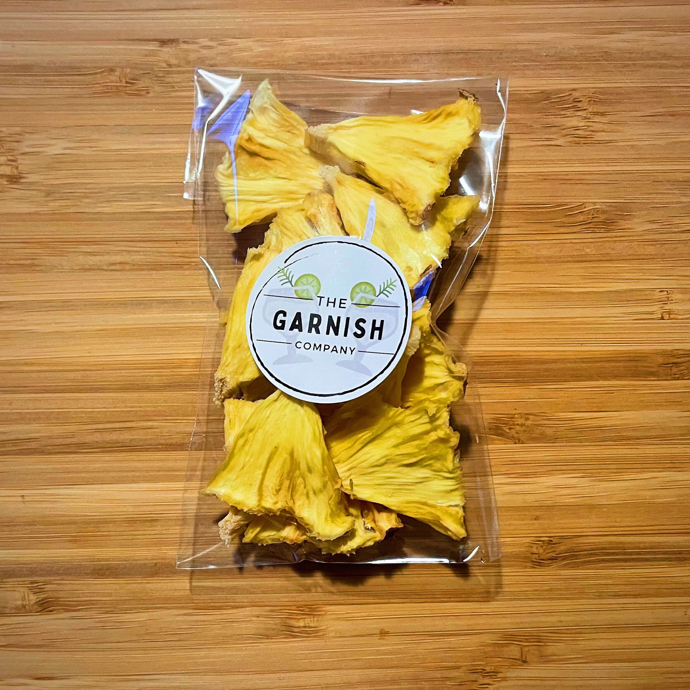 Dried pineapple pieces Summer snack and cocktail garnish. Etsy