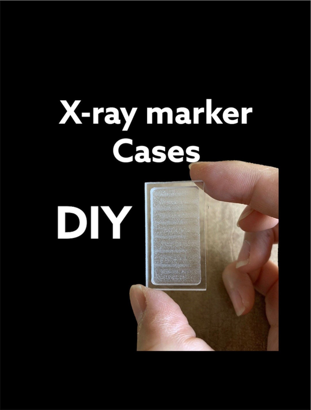 Xray Case for Xray Markers Xray Marker Plastic Clear Casing DIY Make