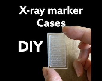 Xray Case for X-Ray Markers - Xray Marker Plastic Clear Casing - DIY - Make your own