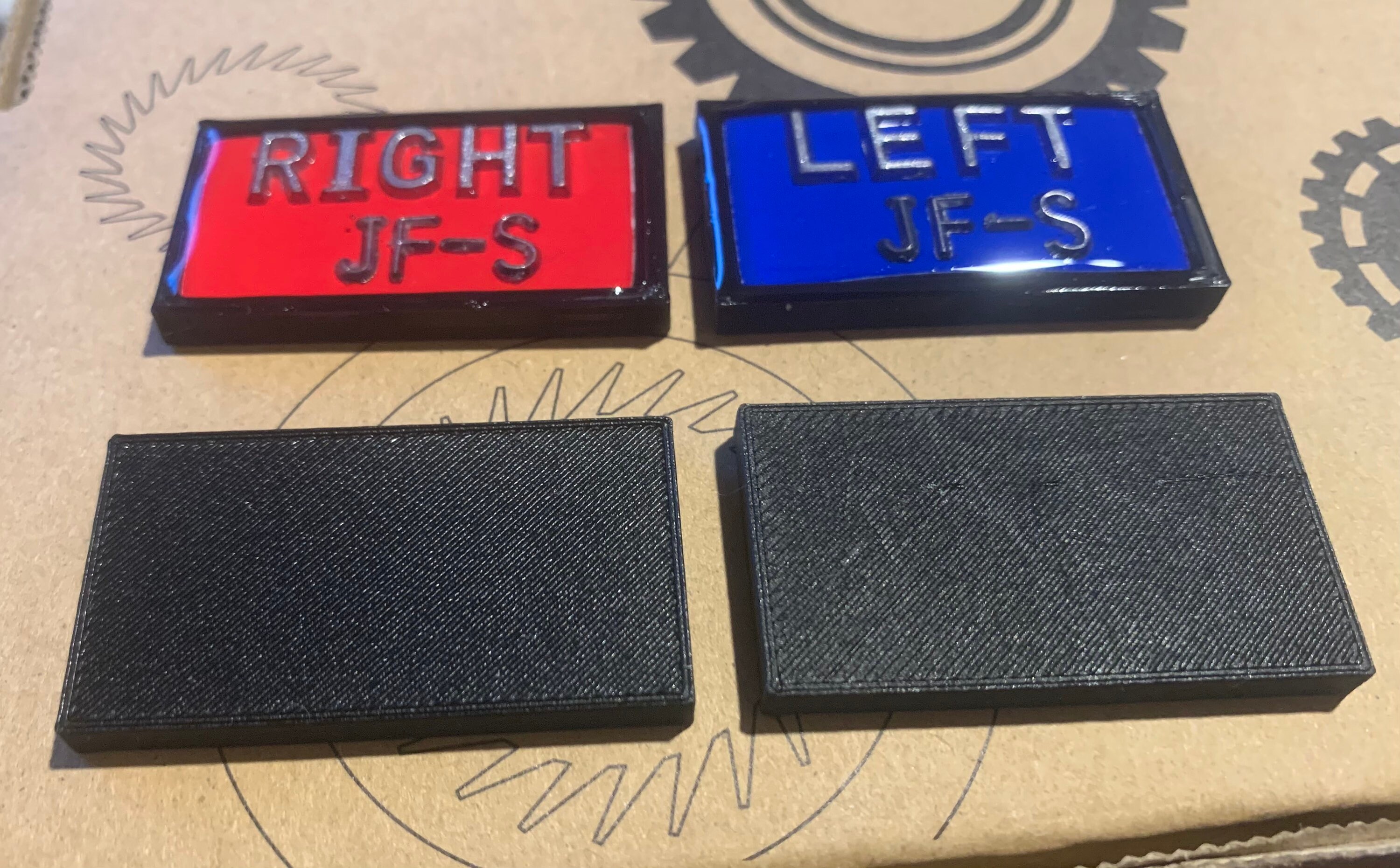 2 Sets Custom Xray Markers spelled out 2 RIGHT and 2 LEFT Etsy