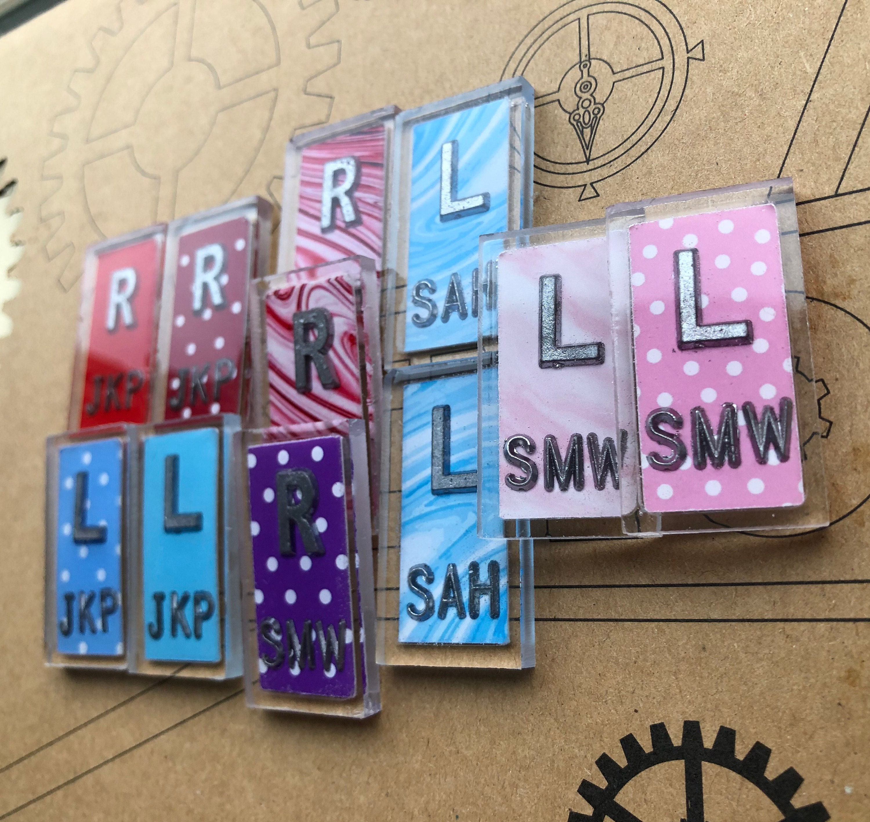 3 Sets Custom Xray Markers Rad Tech Xray Markers With Initials Etsy