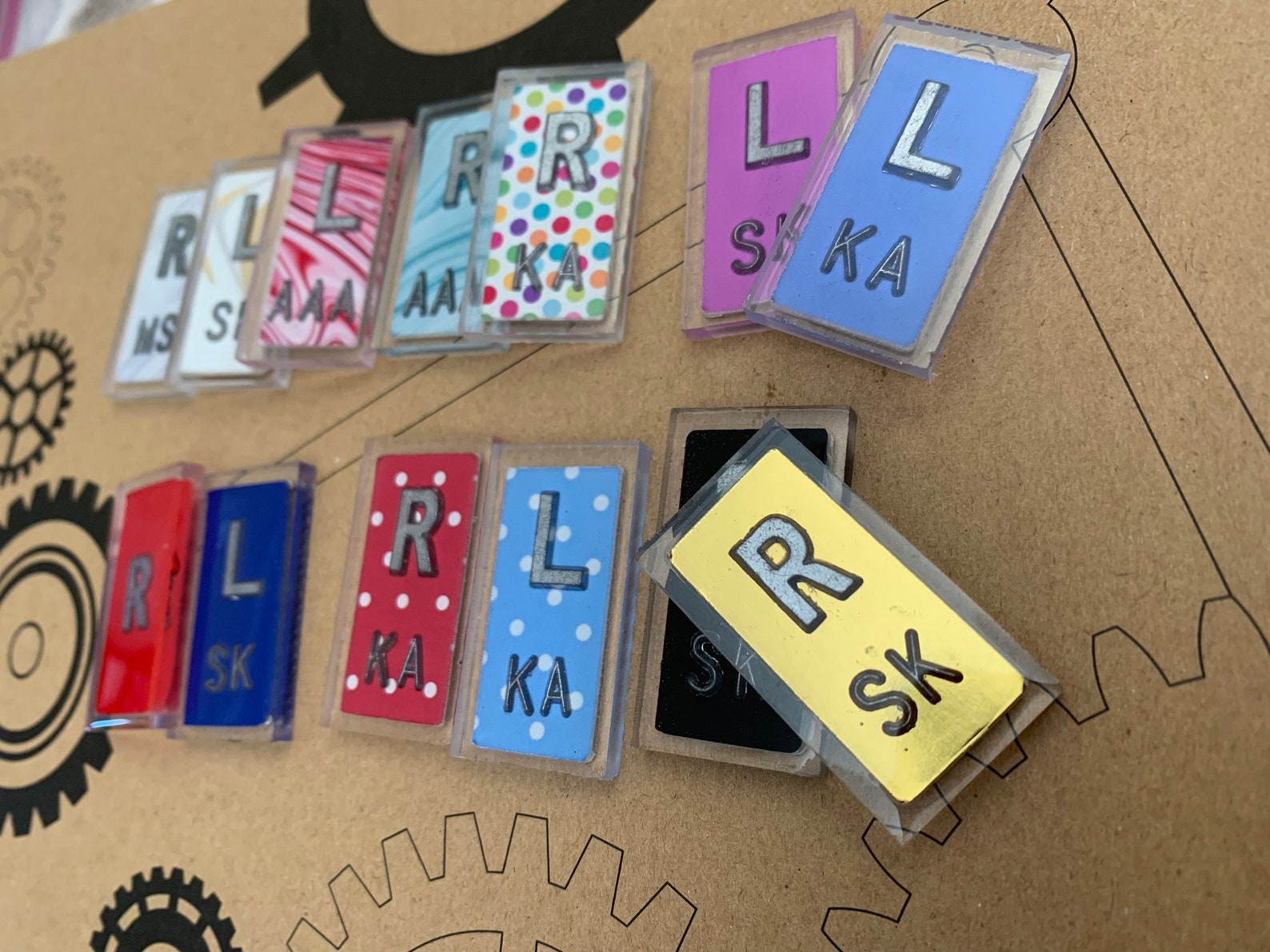 Custom Xray Markers 1 Set Rad Tech Xray Markers With Initials Etsy