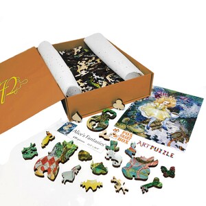 Puzzle En Bois 250 Pièces FoxSmartBox - Thème Alice Au Pays Des Merveilles, Pour Adultes Et Ados