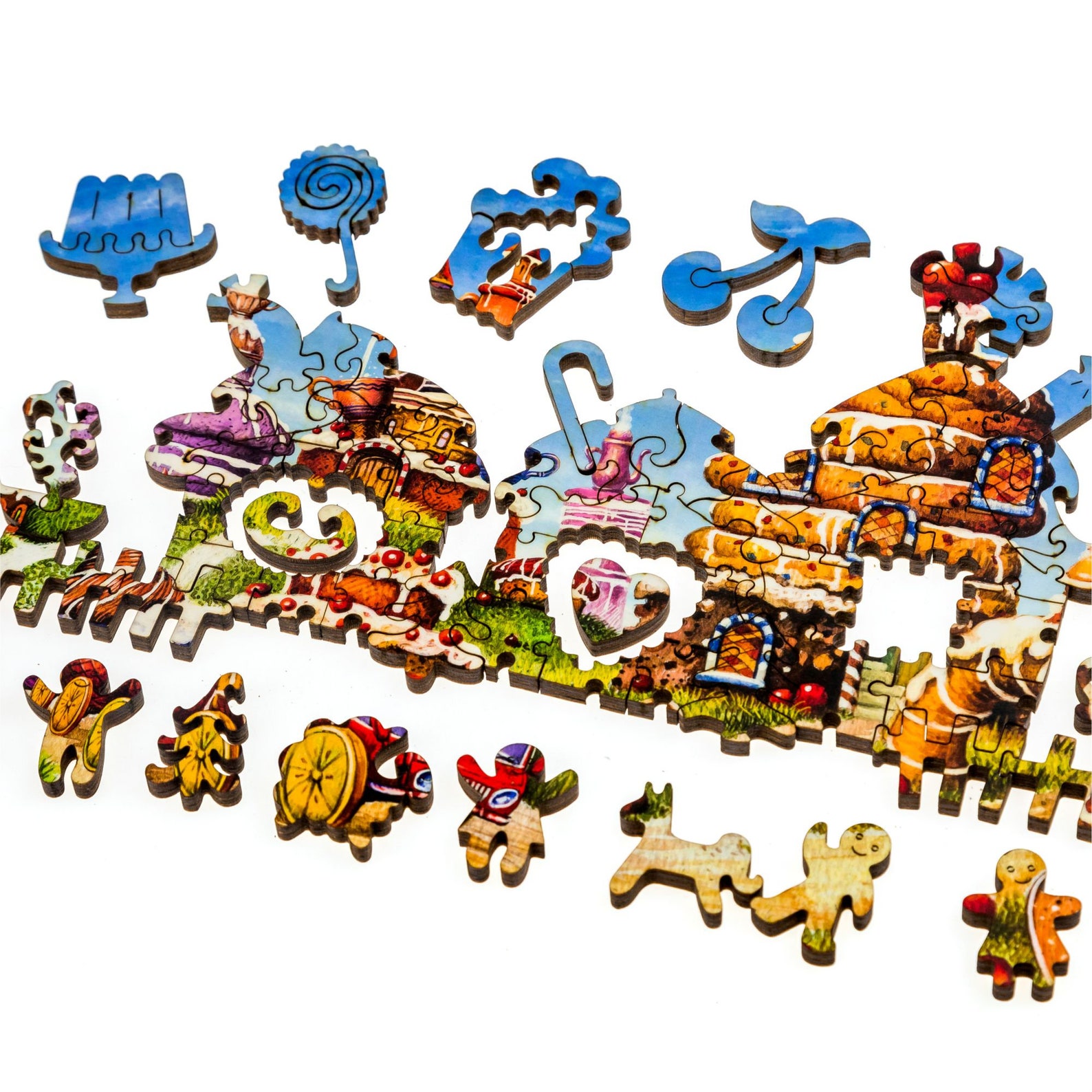 DAVICI Wooden Whimsy Jigsaw Puzzles 170 Pieces Etsy