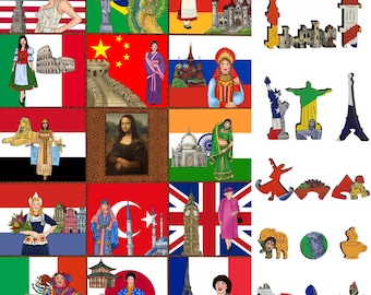 Wooden Jigsaw Puzzles for Adults - Uniquely Shaped Pieces - Made in the USA by FoxSmartBox - 450 Pieces - Girl Power