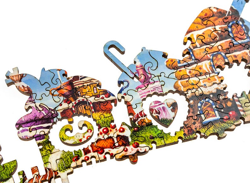 Wooden Jigsaw Puzzles for Adults by Davici Special Shaped Etsy