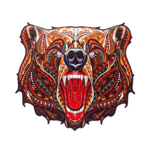 World Famous Wooden Jigsaw Puzzles for Adults and Kids Whimsy Details - 178 pieces - &quot;Fairy Bear&quot; M
