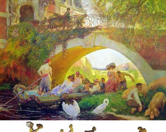 Wooden Jigsaw Puzzles for Adults - Uniquely Shaped Pieces - Made in the USA by FoxSmartBox - 370 Pieces - The Prodigal Son
