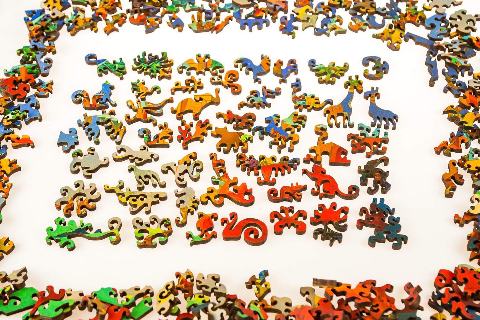 DAVICI Wooden Whimsy Jigsaw Puzzles 230 Pieces Etsy