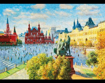 Wooden Jigsaw Puzzles for Adults by Davici - Special Shaped Wooden Jigsaw Puzzle - 150 Pieces - Moscow 870 years