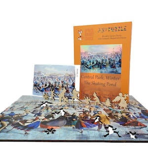 Wooden Jigsaw Puzzle for Adults - Uniquely Shaped Pieces - 212 Pieces