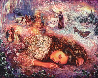 Wooden Jigsaw Puzzles for Adults by Davici - Special Shaped Wooden Jigsaw Puzzle  - 400 Pieces -  Winter Dreams