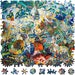 FoxSmartBox Wooden Jigsaw Puzzle For Adults – 180 Pieces 'Skating In Central Park'