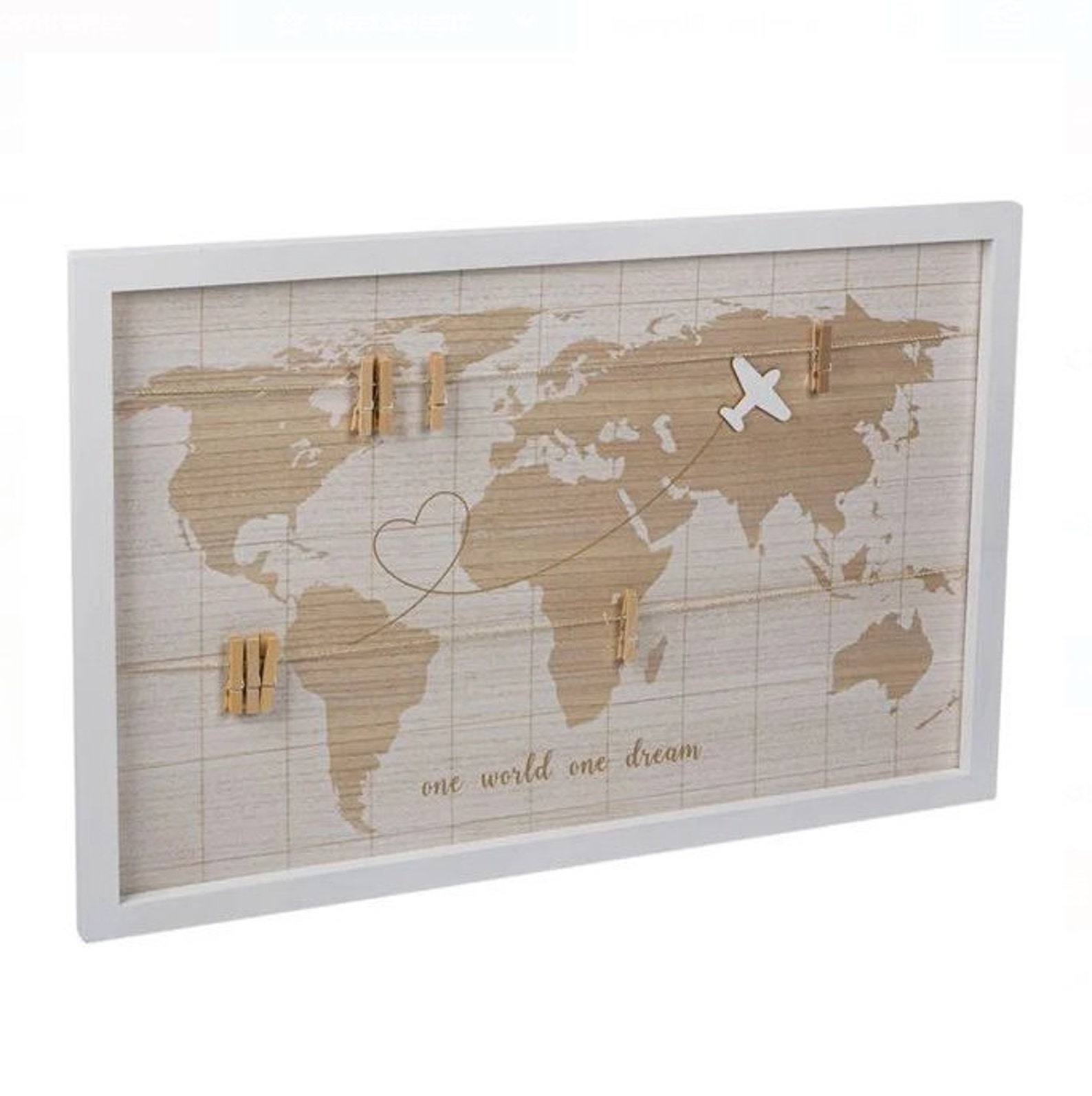 travel map picture frame